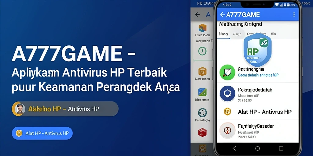 Antarmuka A777GAME yang intuitif dan mudah digunakan untuk perlindungan antivirus.