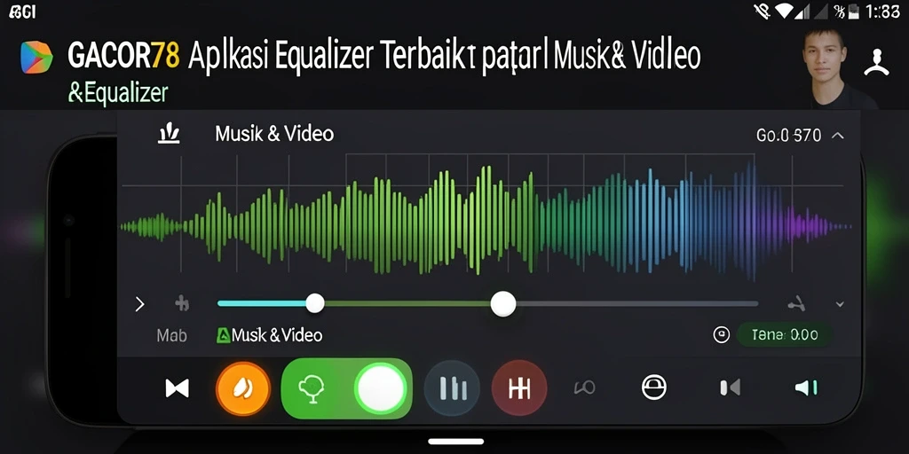 Screenshot antarmuka GACOR78 yang menampilkan pengaturan Equalizer yang intuitif.