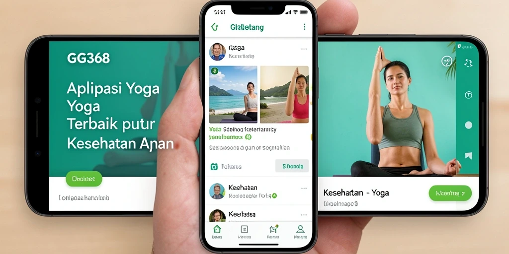Tampilan antarmuka GG368 yang menarik untuk latihan Yoga.