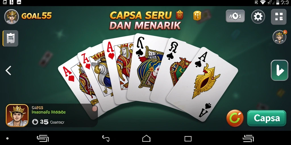 Antarmuka menarik GOAL55 yang mudah digunakan.