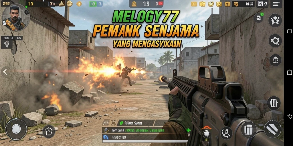 Antarmuka permainan MELODY77 dengan grafik menawan.