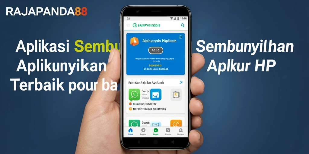 Antarmuka RAJAPANDA88 yang sederhana dan fungsional untuk menyembunyikan aplikasi.