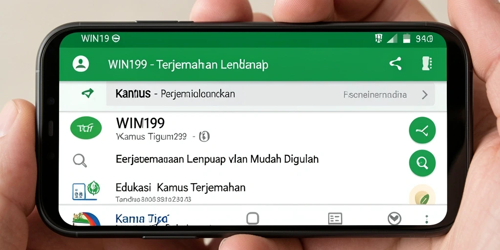 Tampilan antarmuka WIN199 yang sederhana dan fungsional.